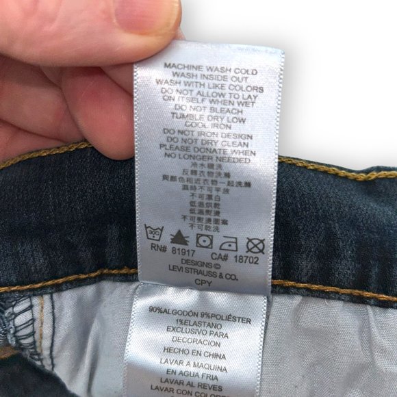 Boy's Levi's Jeans 510 Skinny 14 Reg Blue Denim - Picture 9 of 13